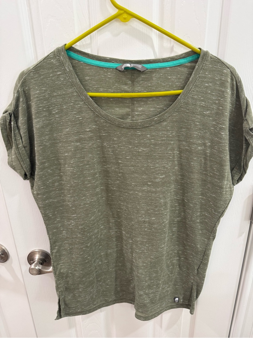 The North Face Women's Olive Green Short Sleeve Tee - Picture 2 of 3